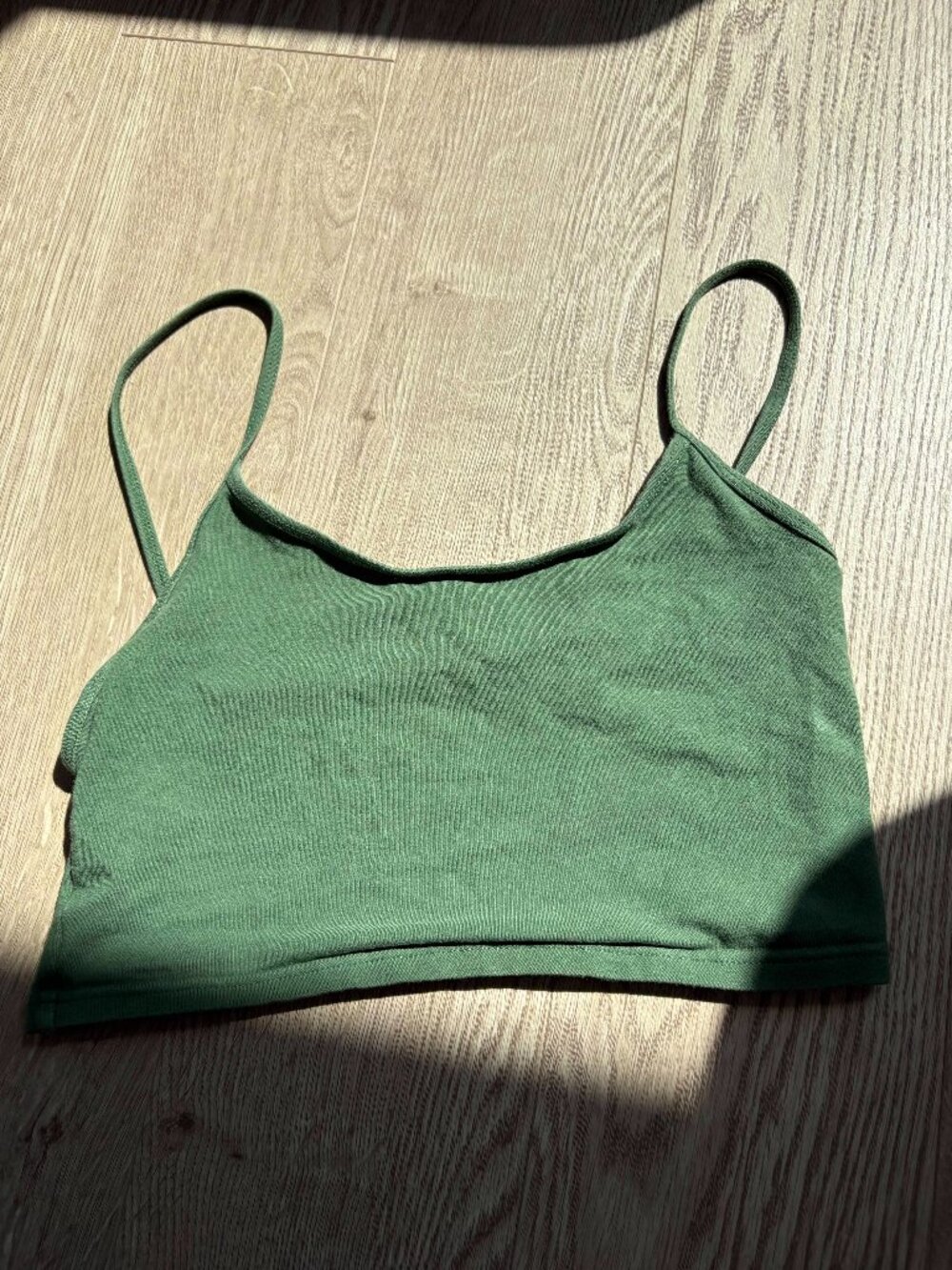 TNA GREEN CAMI TOP (SIZE S)